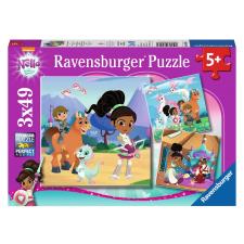 Nella The Princess Knight 3 x 49pc Jigsaw Puzzles